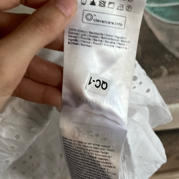 CREAM Eyelet White CRMOCCAMIA SHIRT Size 44 - Picture 9 of 13